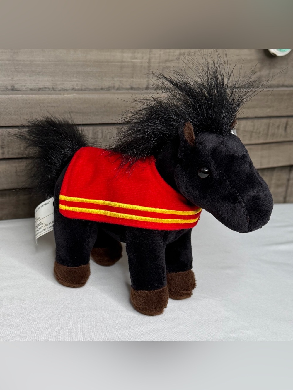 NWT Wells Fargo Legendary Pony Mike Plush Horse with Red Blanket 2016